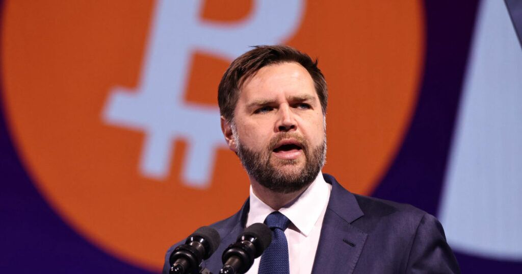 JD Vance Says “Bitcoin Finally Has a Champion in the White House” 2 JD Vance at Bitcoin 2025